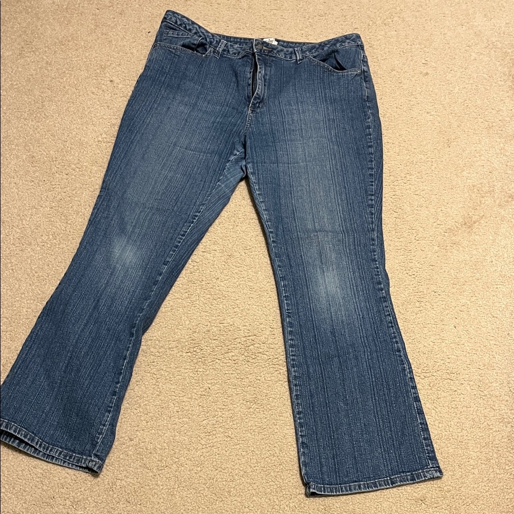 St. John's Bay Dark Blue Flare Jeans